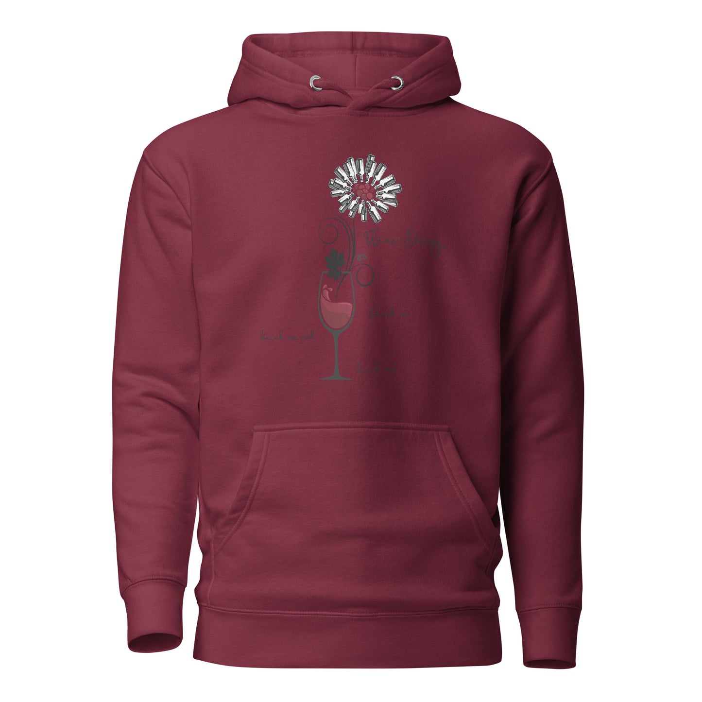 Sweet Wine Daisy - Drink Me, Drink Me Not, Drink Me! Unisex Hoodie